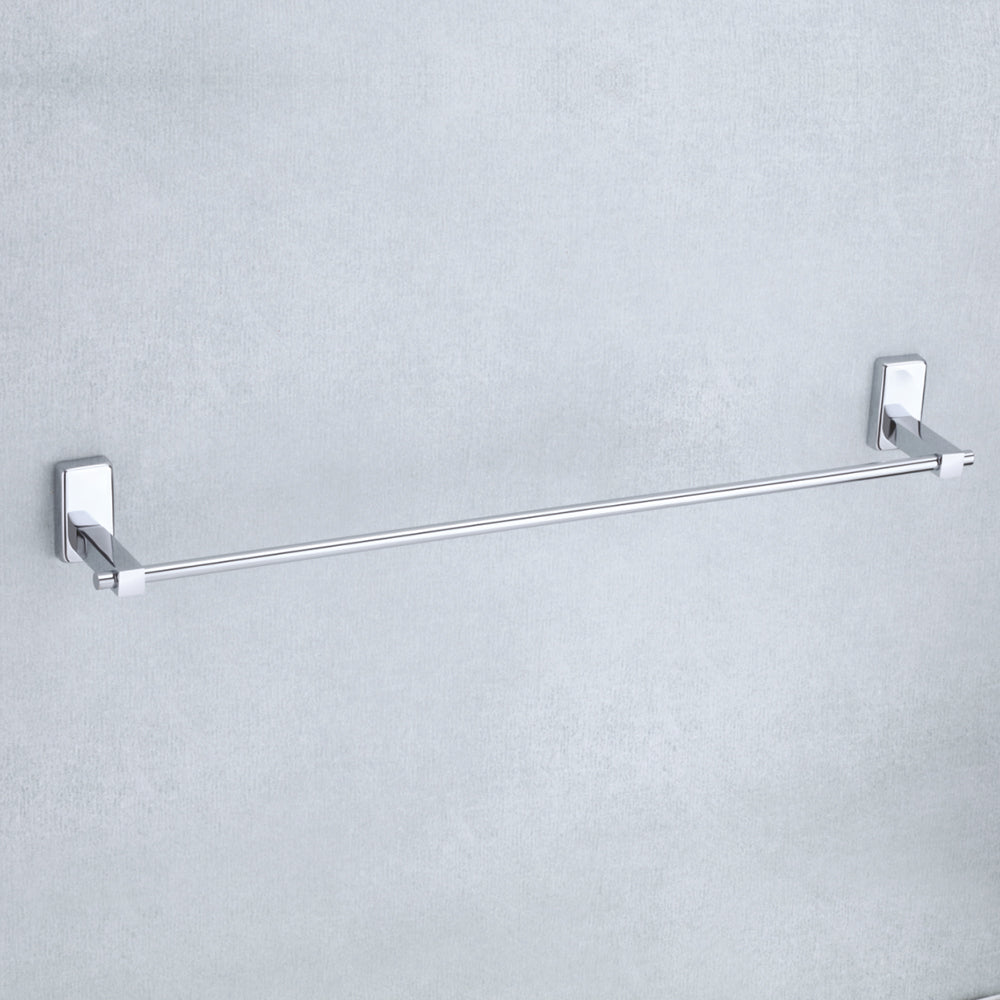 Qeyra Bloom 304 Grade Stainless Steel Towel Rod for Bathroom/Hanger for Bathroom/Towel Holder/Bar/Stand/Bathroom Accessories - (24 inch* - Chrome Plating)