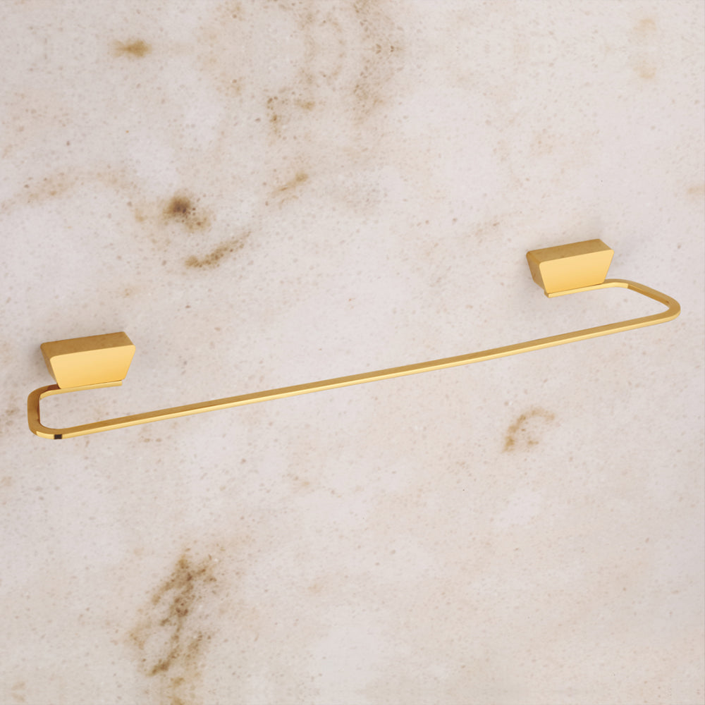 Qeyra Dazzle Full Brass Towel Rod for Bathroom/Hanger for Bathroom/Towel Holder/Bar/Stand/Bathroom Accessories - (24 inch)