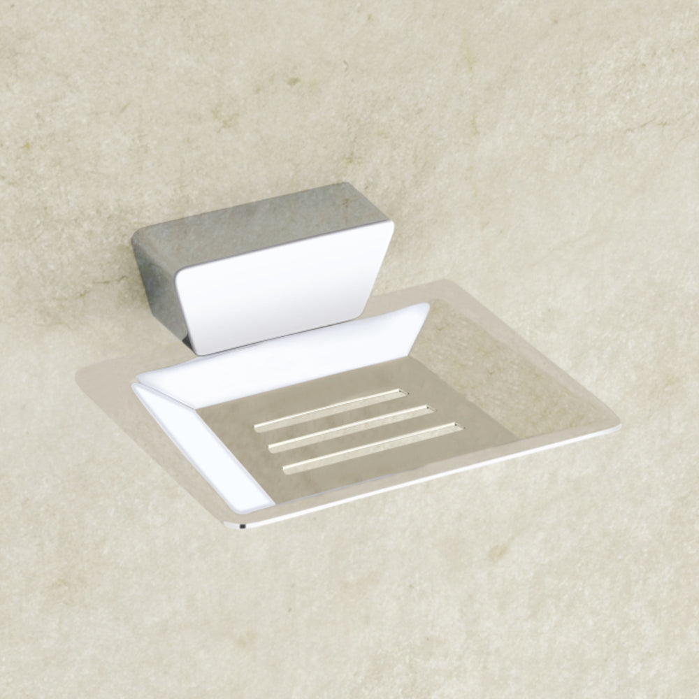 Qeyra Dazzle Full Brass Soap Dish for Bathroom/Soap Holder/Soap Stand/Soap Case/Bathroom Accessories