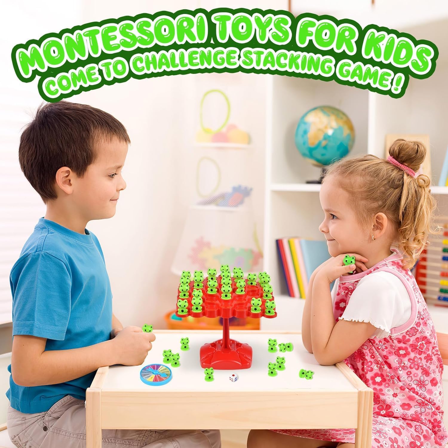 Qeyra Libra for Children Toad Frog Balance Math Game, Counting and Calculating Educational Toy, Math Game for Children Gift Age