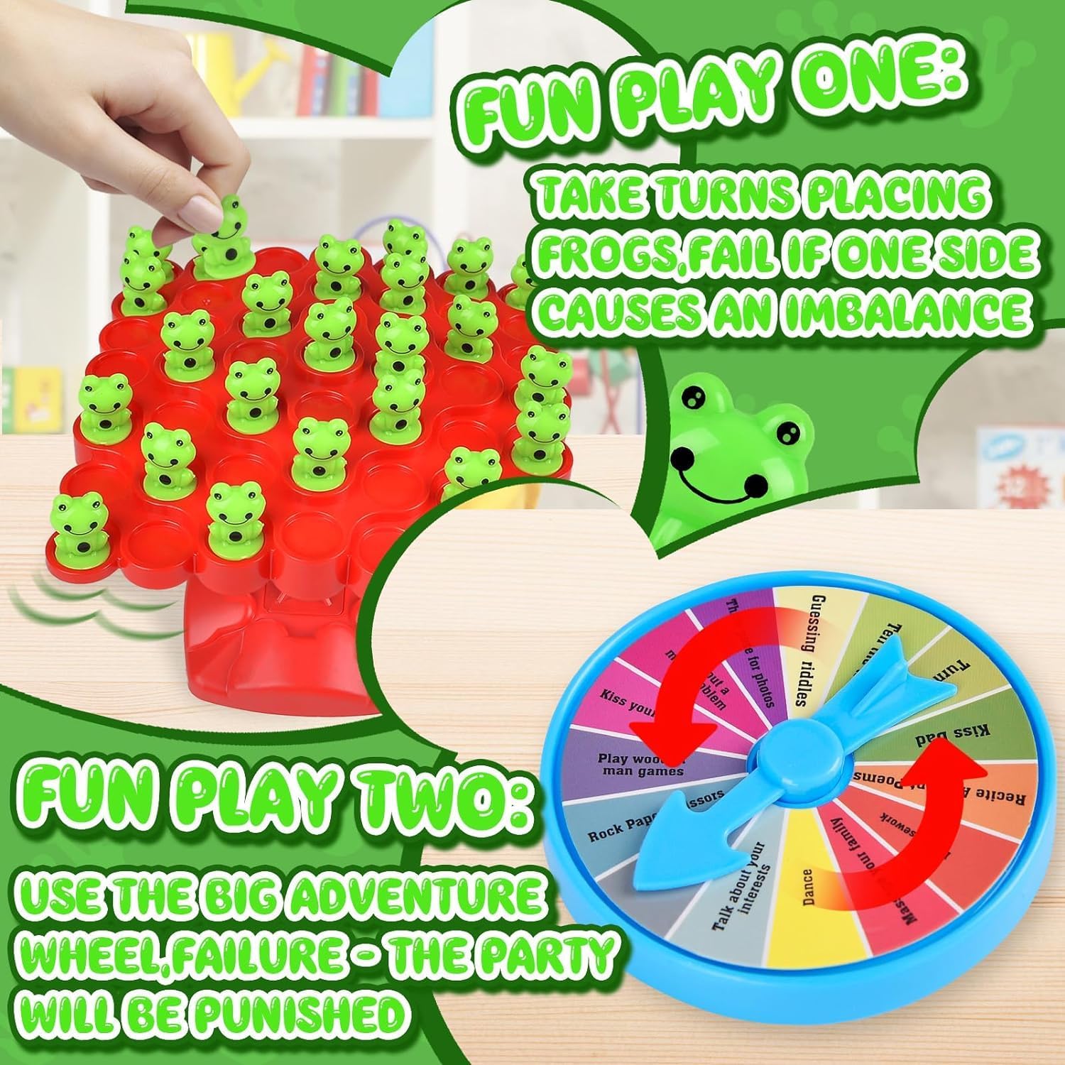Qeyra Libra for Children Toad Frog Balance Math Game, Counting and Calculating Educational Toy, Math Game for Children Gift Age
