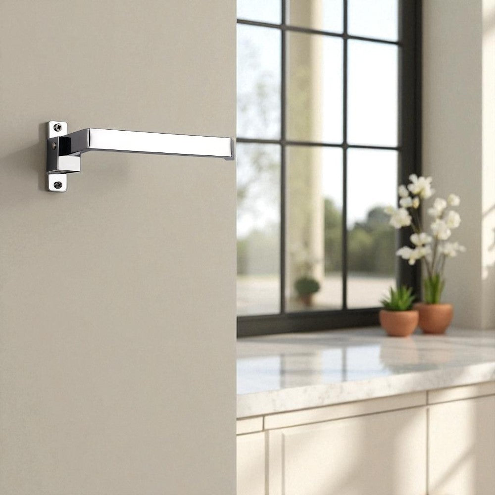 Qeyra A10 Stainless Steel Towel Ring for Bathroom/Folding Towel Ring/Towel Stand/Towel Hanger/Bathroom Accessories - (Chrome Plating)