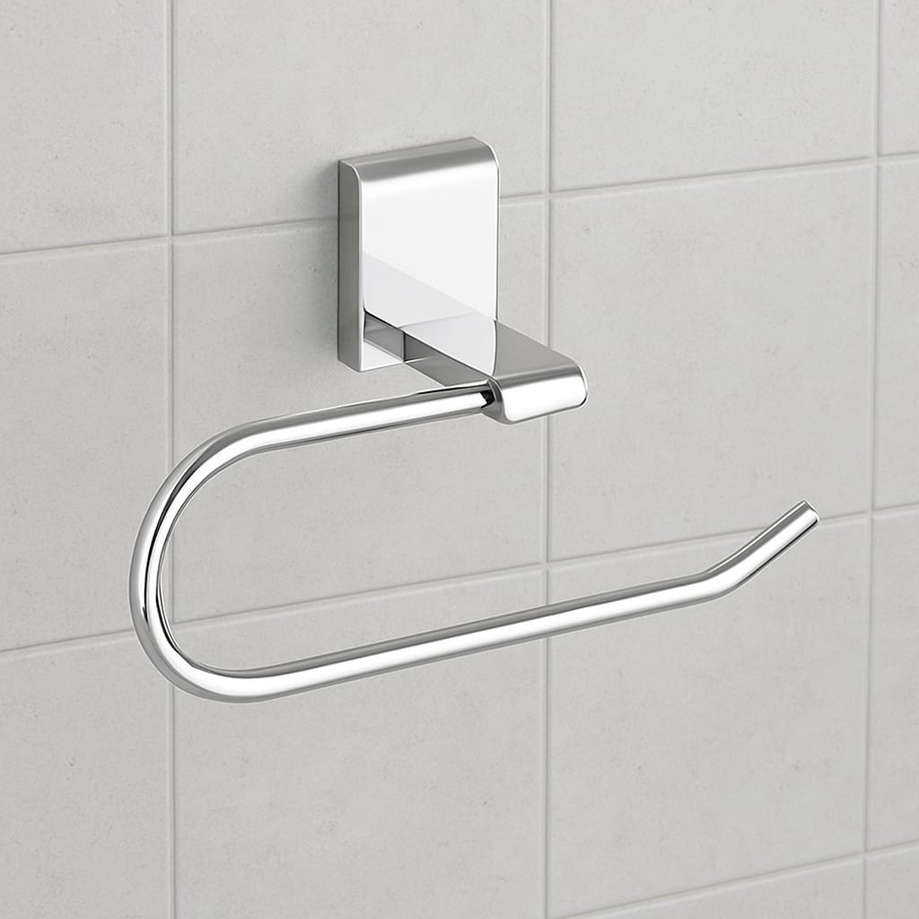 Qeyra Royal Stainless Steel and (Brass) Towel Ring for Wash Basin/Towel Hanger/Napkin Holder for Bathroom/Towel Holder/Bathroom Accessories (Chrome Plating)