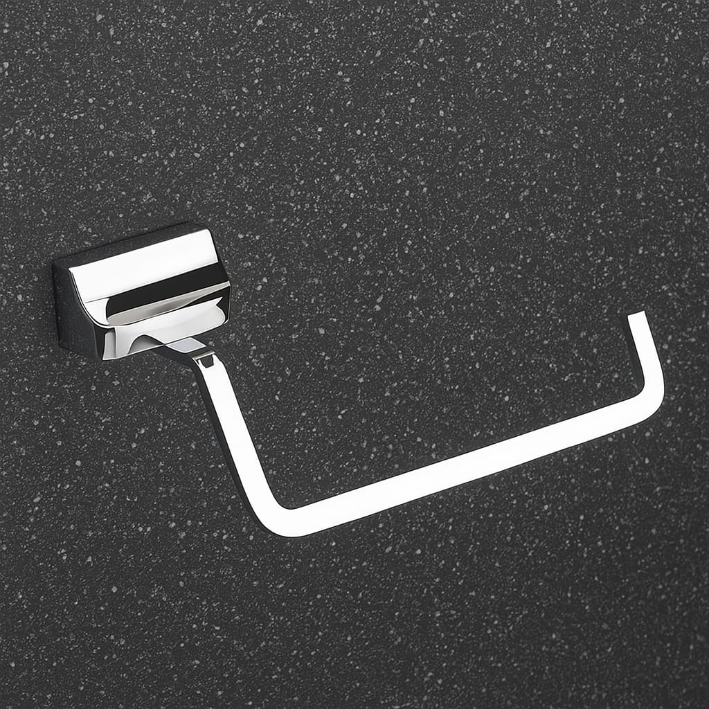 Qeyra Opera Stainless Steel and (Brass) Towel Ring for Wash Basin/Towel Hanger/Napkin Holder for Bathroom/Towel Holder/Bathroom Accessories (Chrome Plating)