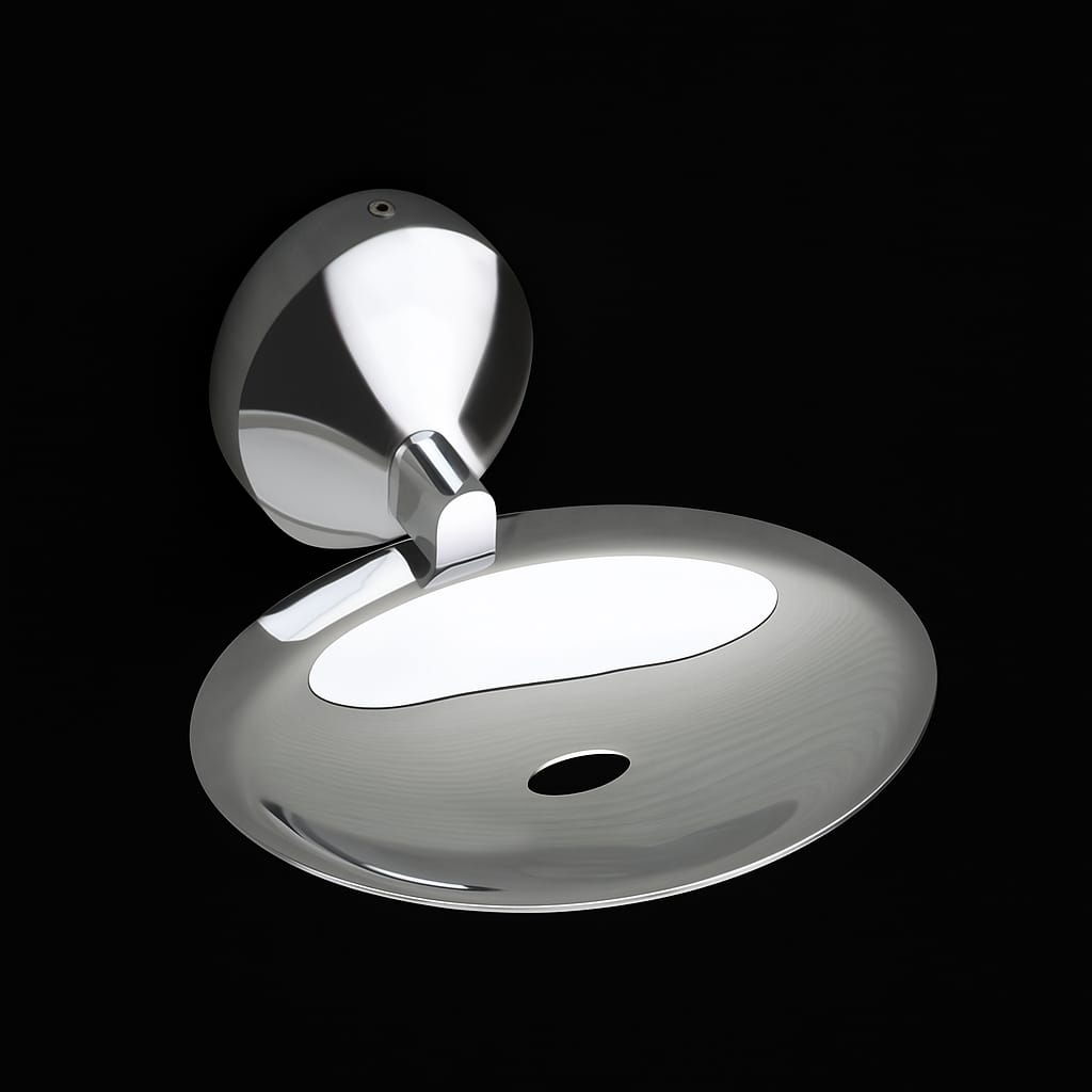 Qeyra Saffron 304 Grade Stainless Steel Soap Dish for Bathroom/Soap Holder/Soap Stand/Soap Case/Bathroom Accessories - (Chrome Plating)