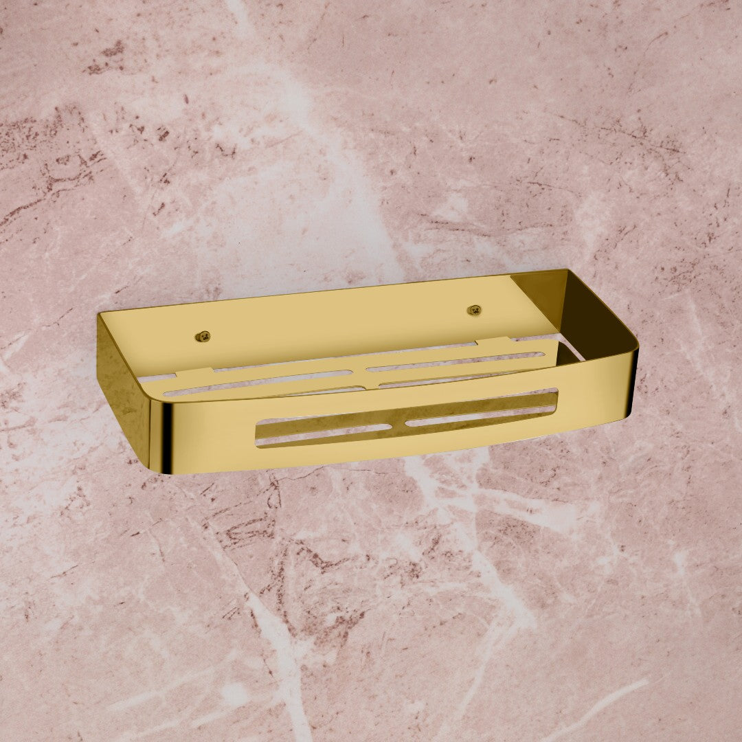 SS 304 PALAK Bathroom Shelf – 12x5 Inch Wall Mounted Stainless Steel Rack