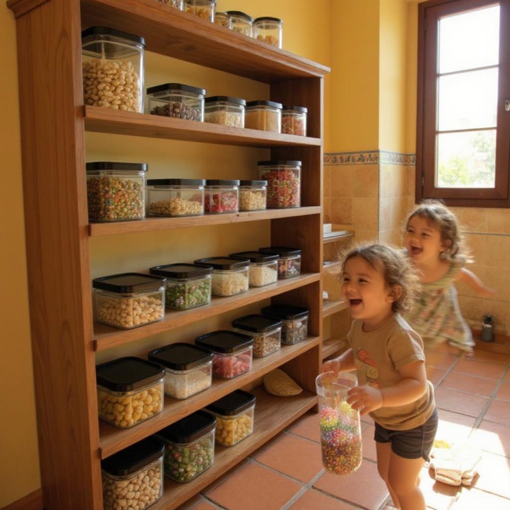 Qeyra Push cap 550ml Plastic Containers for Kitchen Storage Airtight & BPA Free Storage Boxes for Kitchen