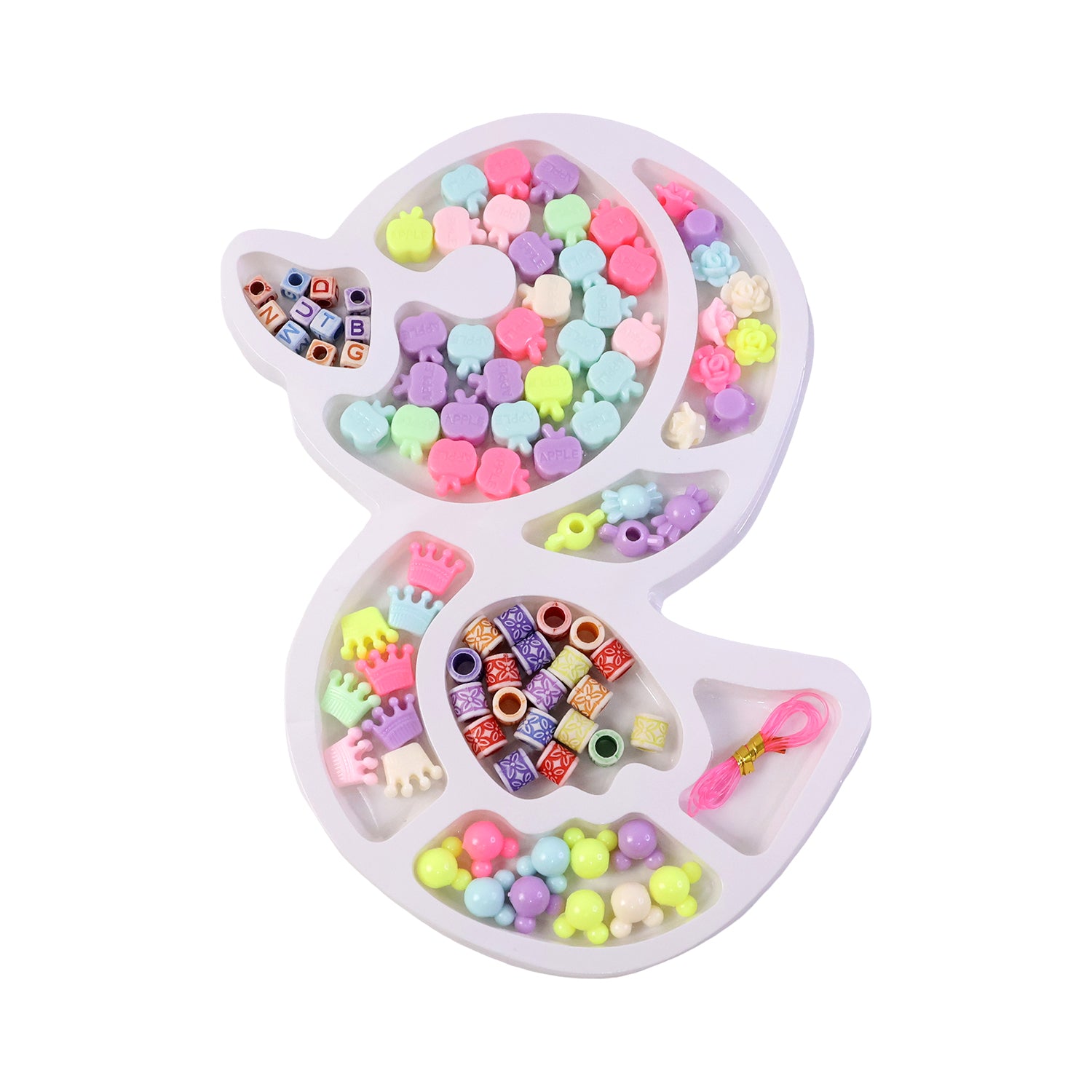 Diy Kids Beading  Jewelry Making Craft Kit (1 Set)