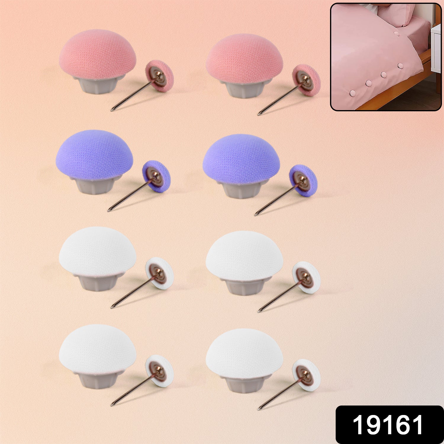 Decorative Headboard Sofa Pins (8 Pcs Set)