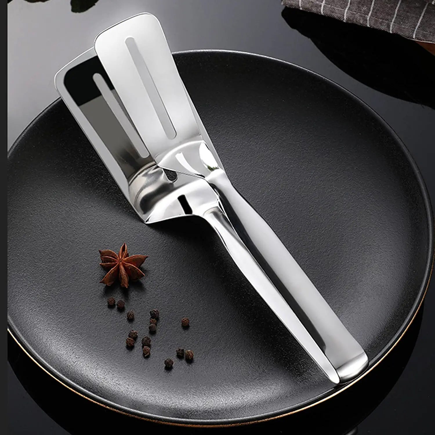 Multifunction Stainless Steel Steak Clip Clamp Bbq Kitchen Tong.