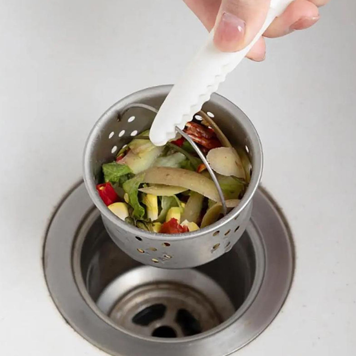 Duck Shape Bathroom Hair Catcher  Organizer (1 Pc)