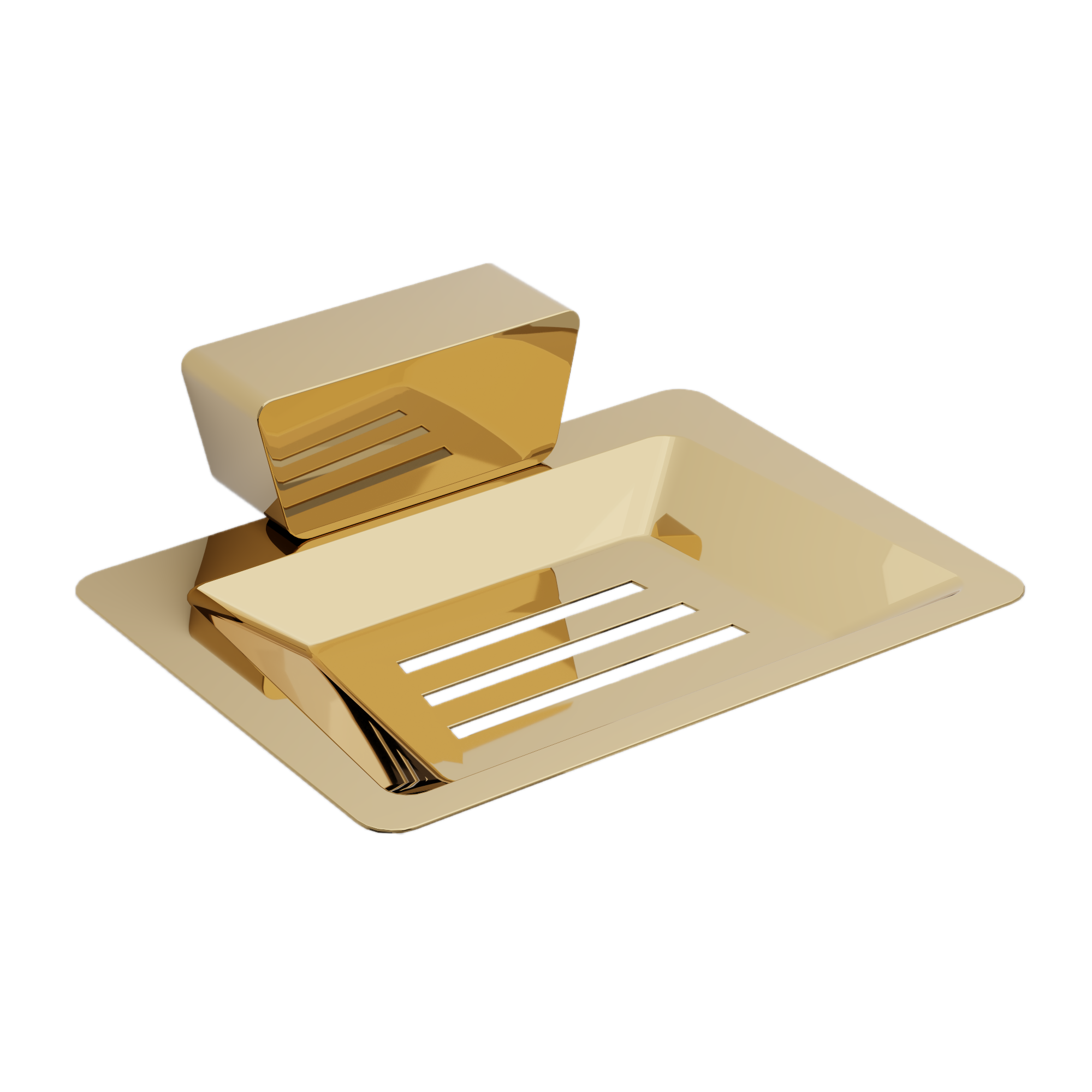 Qeyra Dazzle Full Brass Soap Dish for Bathroom/Soap Holder/Soap Stand/Soap Case/Bathroom Accessories