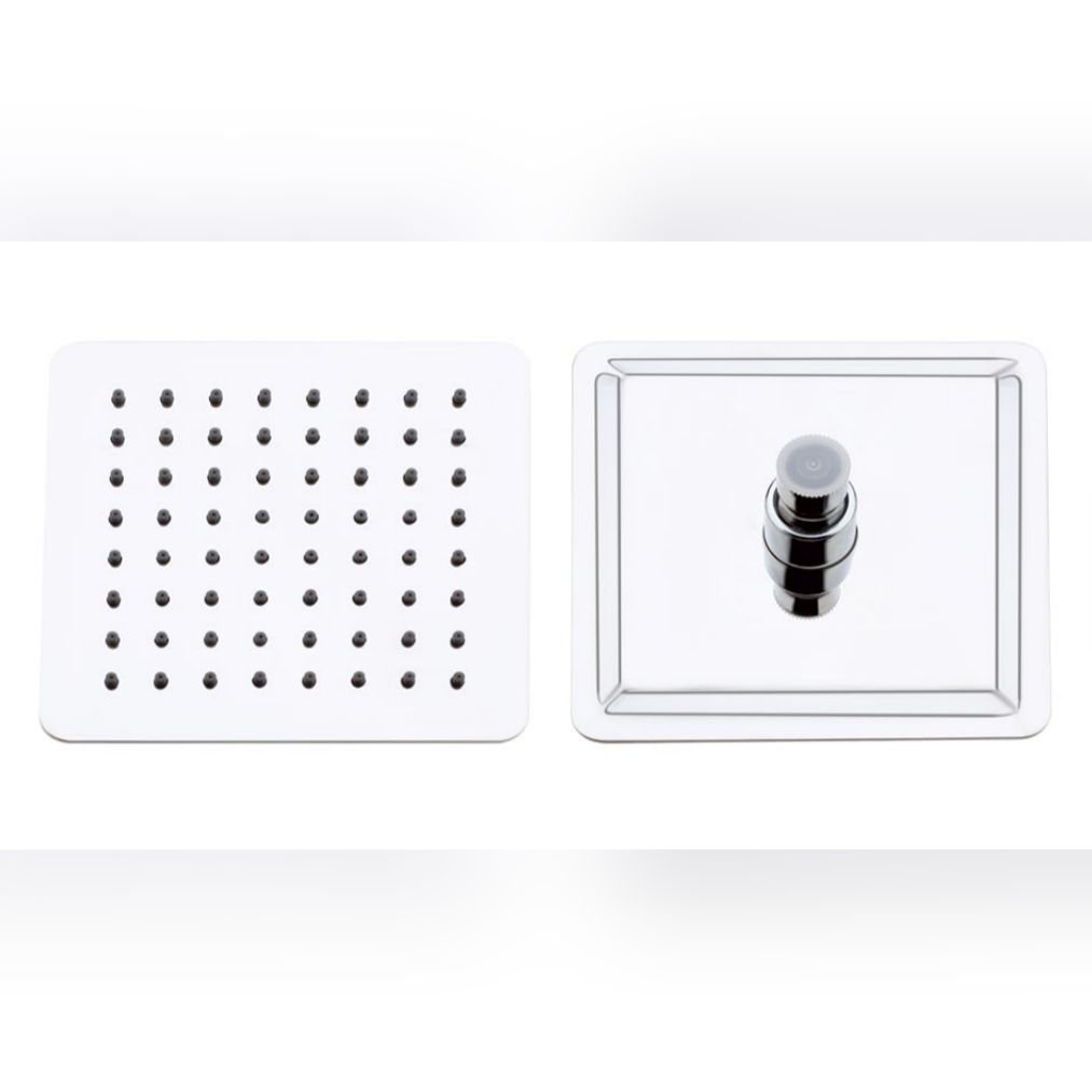 Qeyra Kohler Stainless Steel Glossy Chrome High Pressure Rain Shower Head 6x6