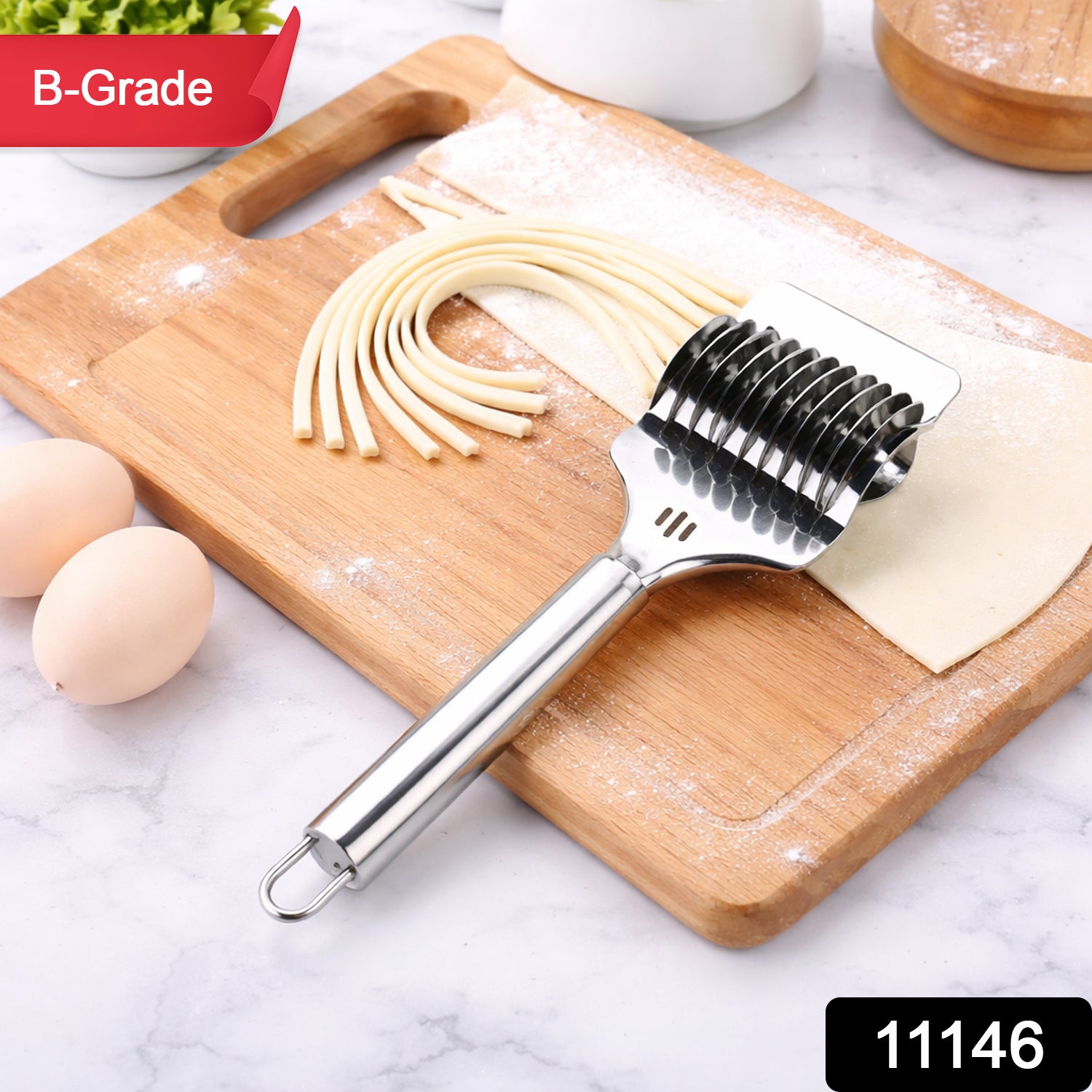 Stainless Steel Multi Blade Dough Cutter ( B-grade 1 Pc)