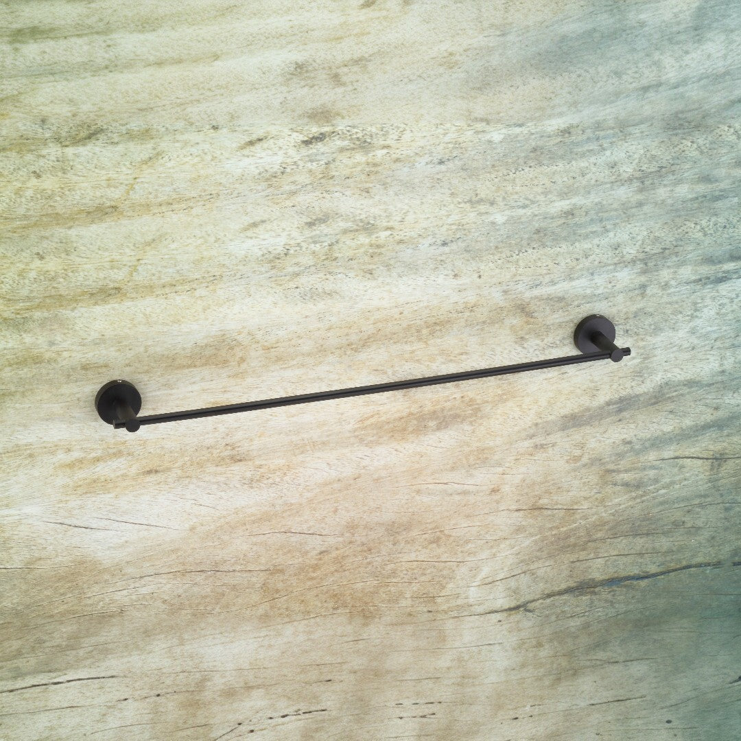 Qeyra Shine 304 Grade Stainless Steel Towel Rod for Bathroom/Hanger for Bathroom/Towel Holder/Bar/Stand/Bathroom Accessories - (24 inch)