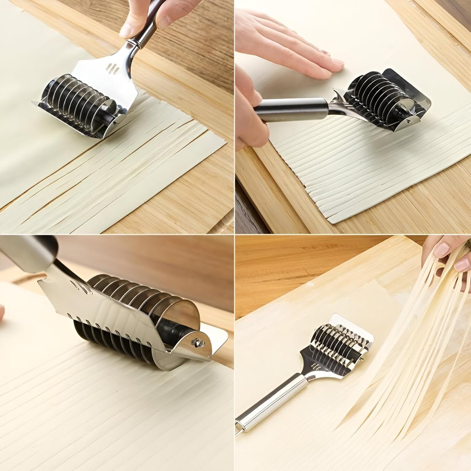 Stainless Steel Multi Blade Dough Cutter ( B-grade 1 Pc)