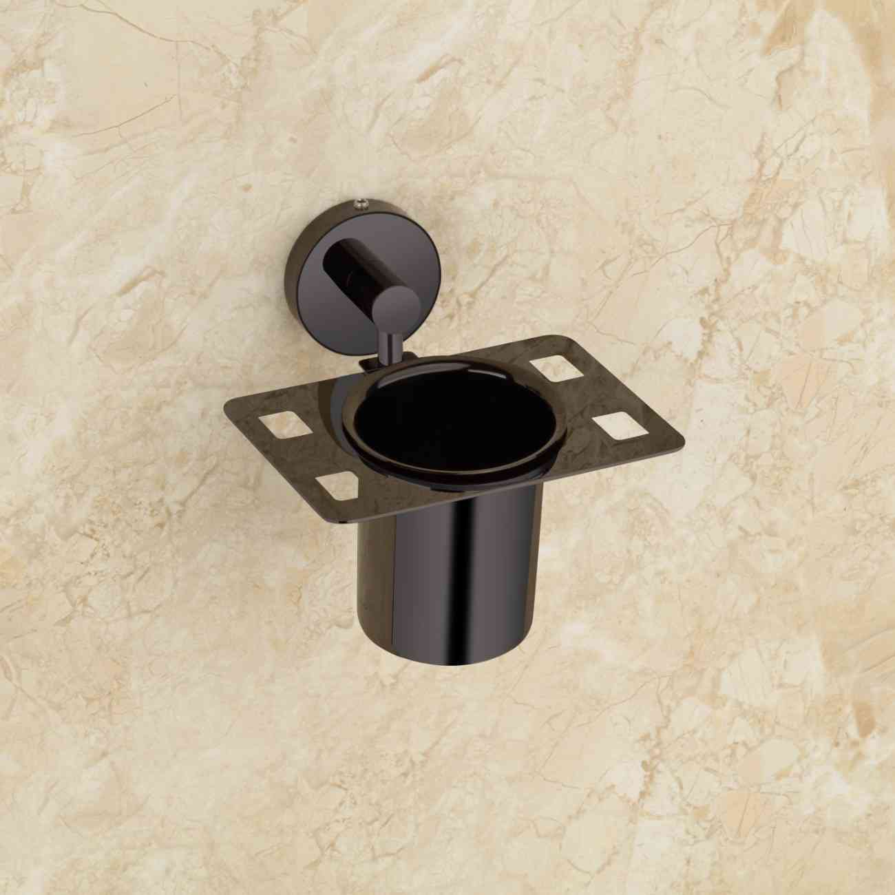 Qeyra Shine 304 Grade Stainless Steel Tooth Brush Holder for Bathroom/Tumbler Holder Stand/Bathroom Accessories