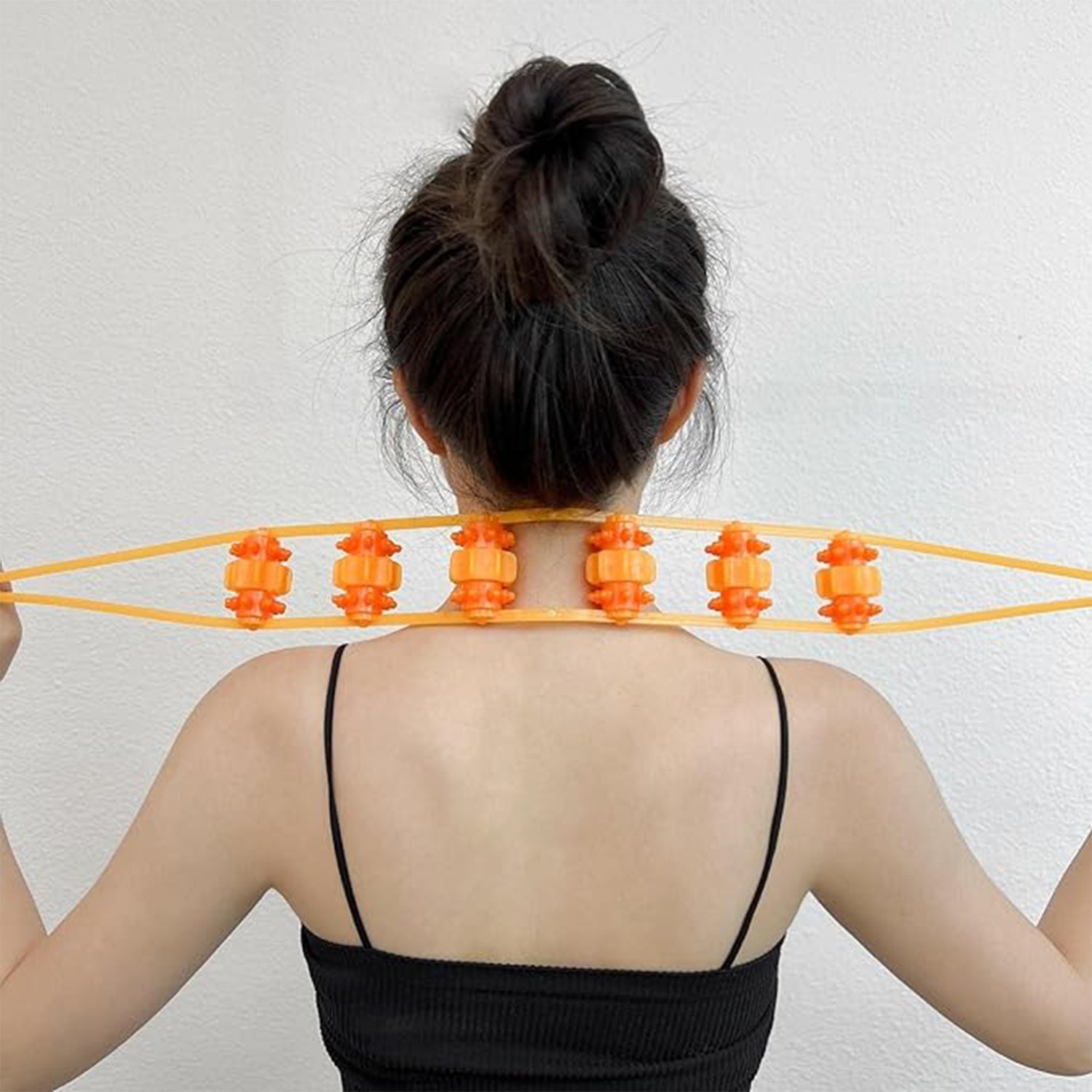 Handheld Back Massage Roller Rope (1 Pc)
