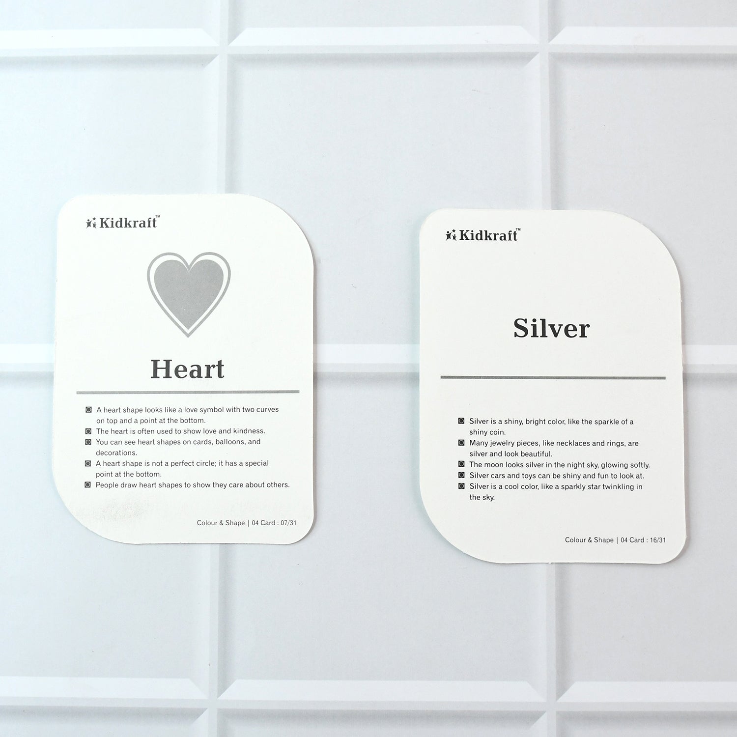 Kidkraft Early Learner 32-piece Color Amp Shape Flashcard Set