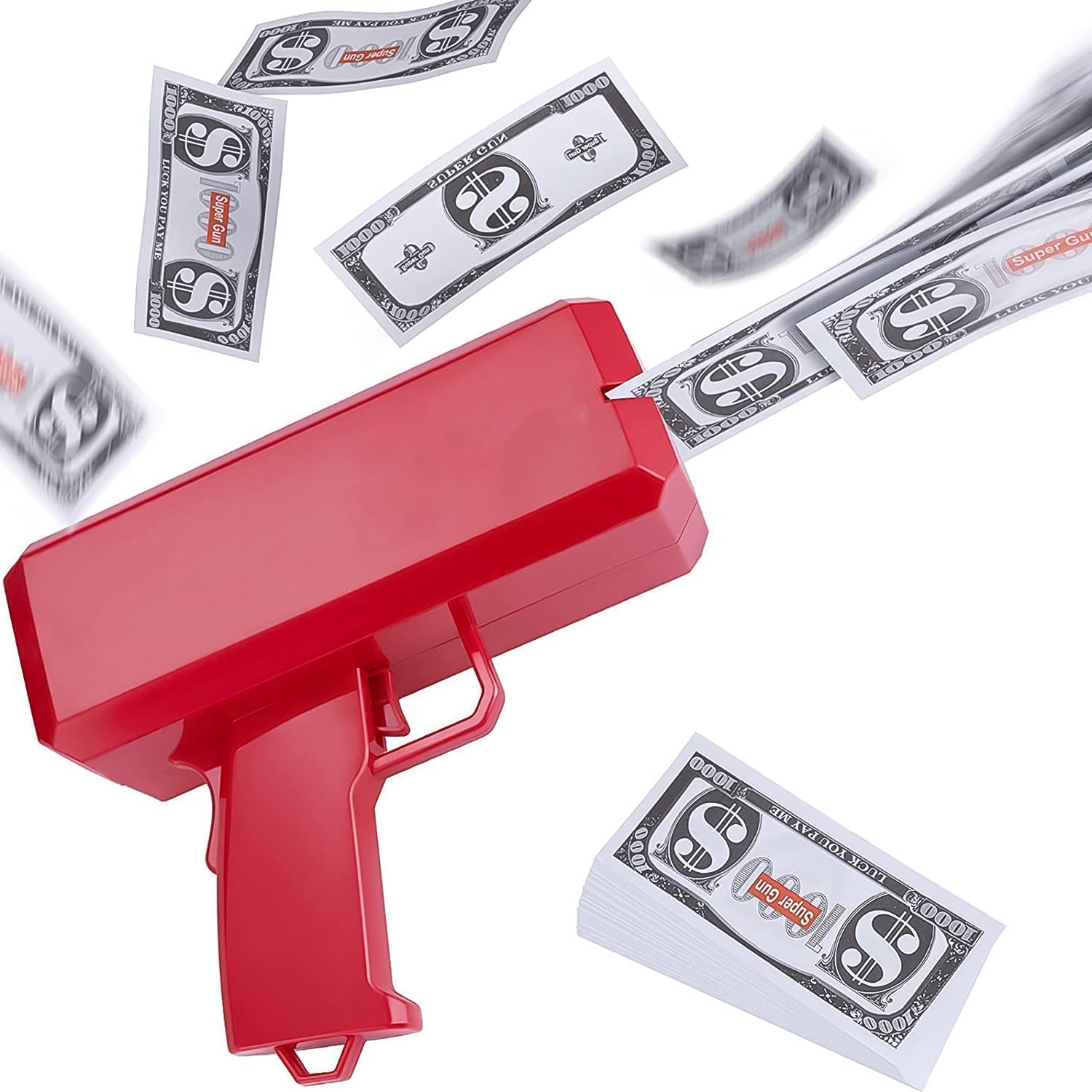 Money Gun Shooter Cash Spray Gun Make It Rain Toy Gun Cash Cannon Money Gun Great Fun For Party Games Wedding Birthday