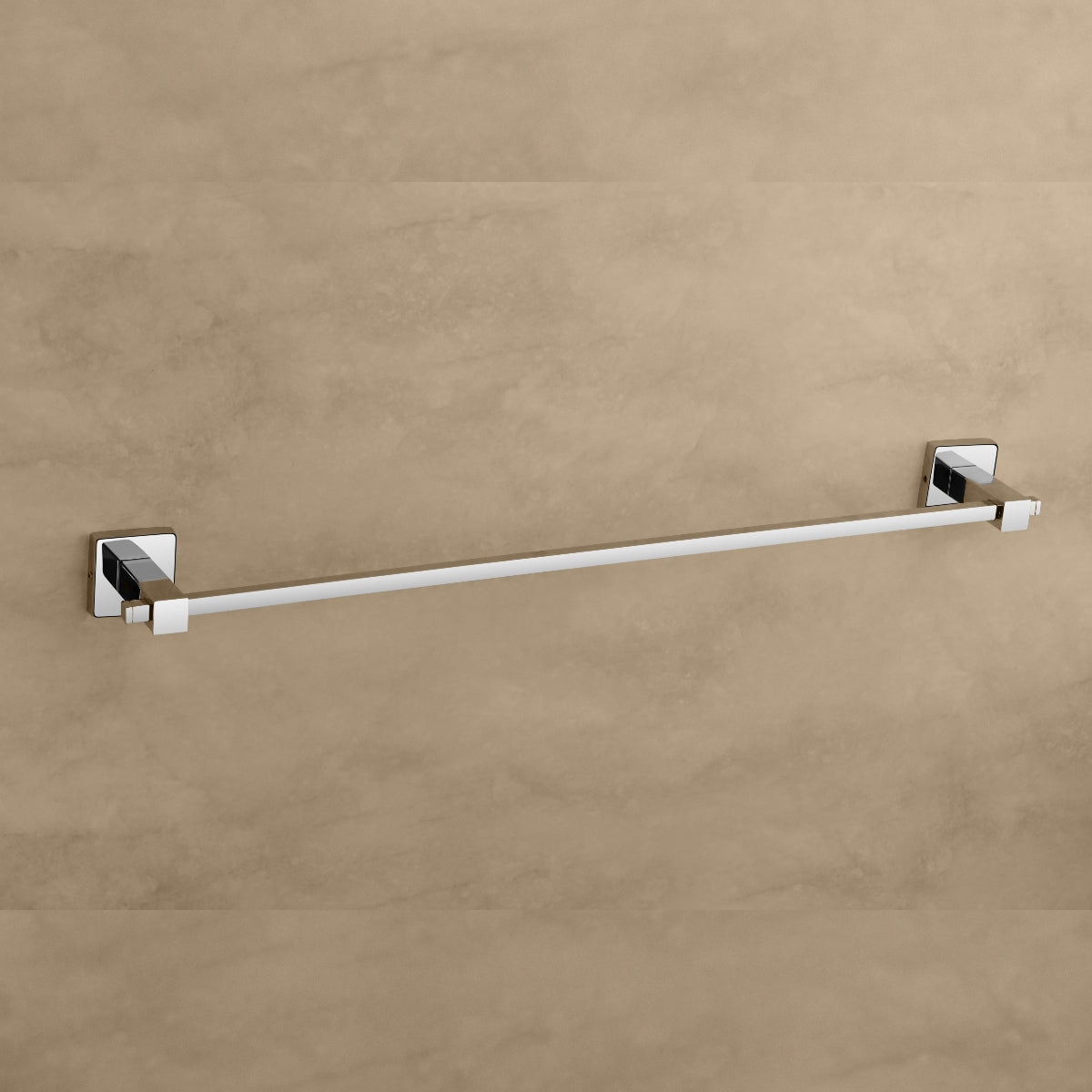 Qeyra Olive 304 Grade Stainless Steel Towel Rod for Bathroom/Hanger for Bathroom/Towel Holder/Bar/Stand/Bathroom Accessories - (24 inch* - Chrome Plating)