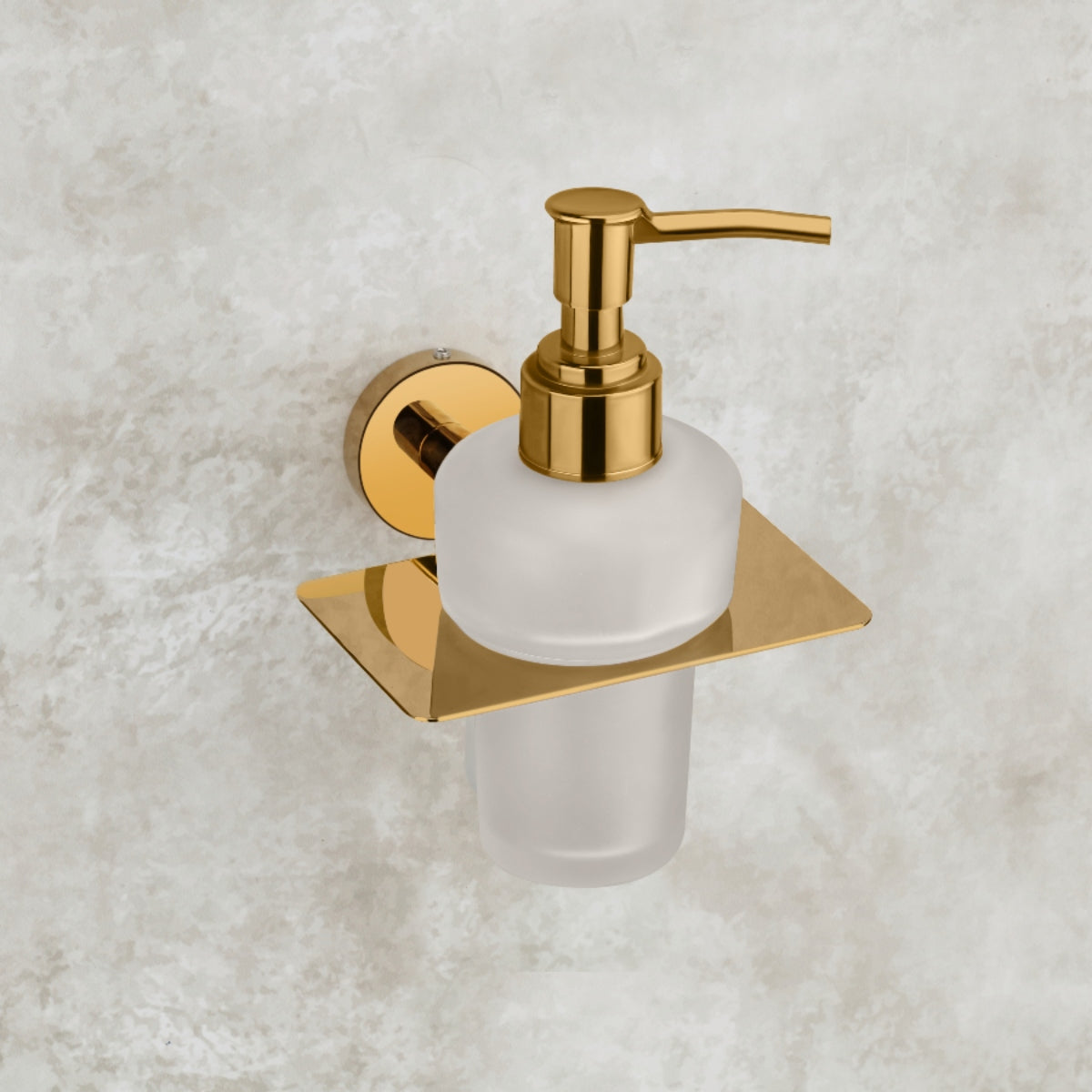 Qeyra Shine 304 Grade Stainless Steel Hand Wash Holder for Wash Basin/Liquid Soap Dispenser/Wall Mount/Bathroom Accessories