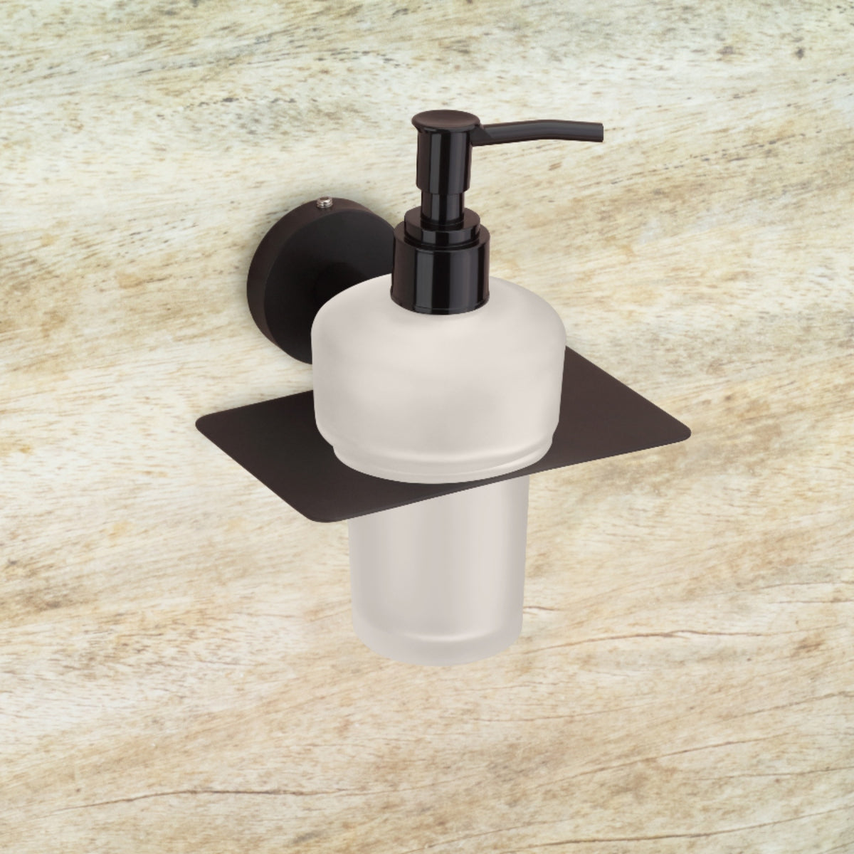 Qeyra Shine 304 Grade Stainless Steel Hand Wash Holder for Wash Basin/Liquid Soap Dispenser/Wall Mount/Bathroom Accessories