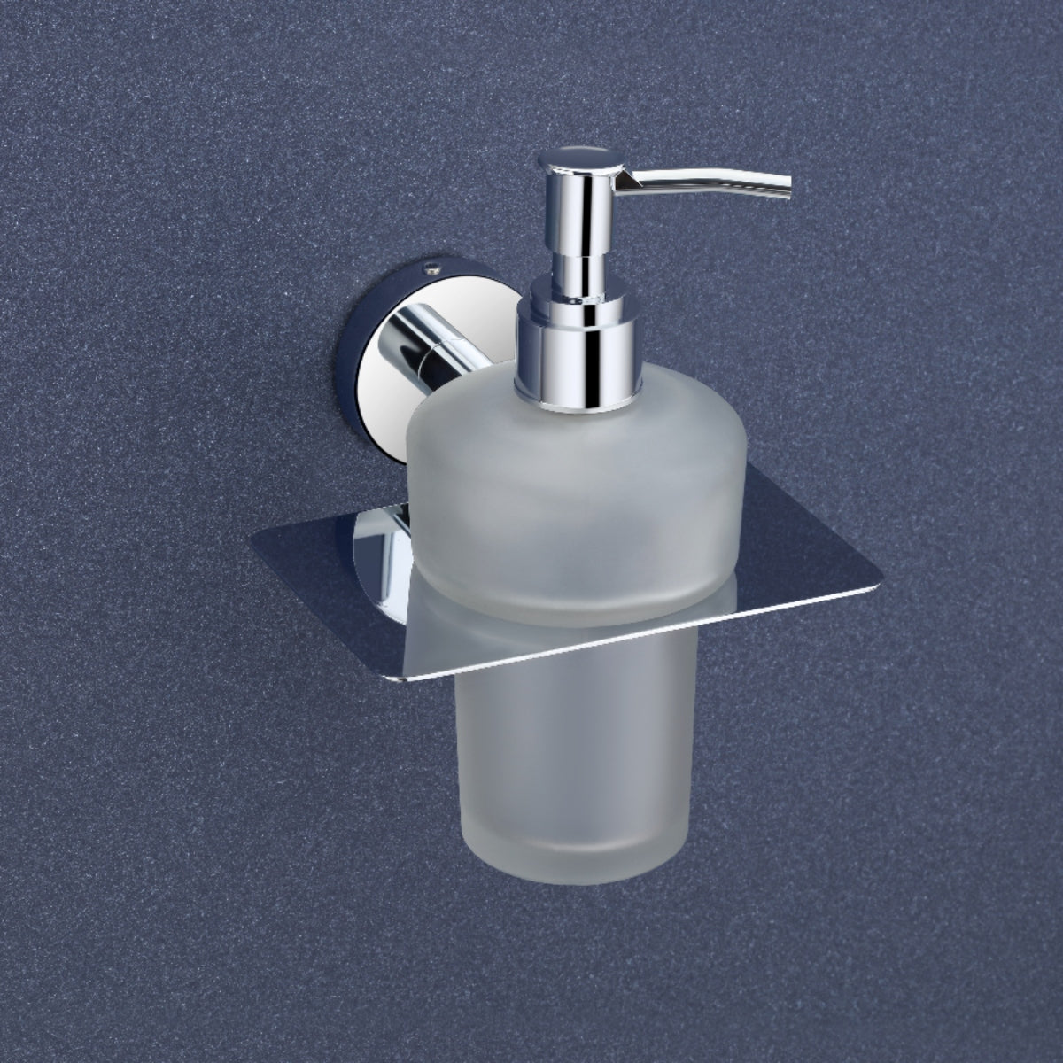 Qeyra Shine 304 Grade Stainless Steel Hand Wash Holder for Wash Basin/Liquid Soap Dispenser/Wall Mount/Bathroom Accessories